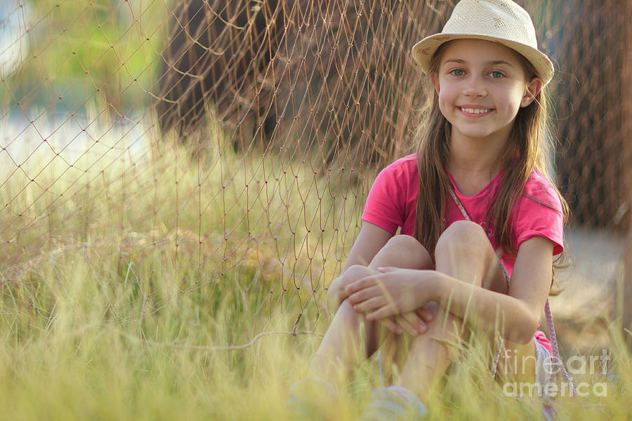 Happy Girl Having Fun Outdoors Photograph By Anna Om Fine Art America