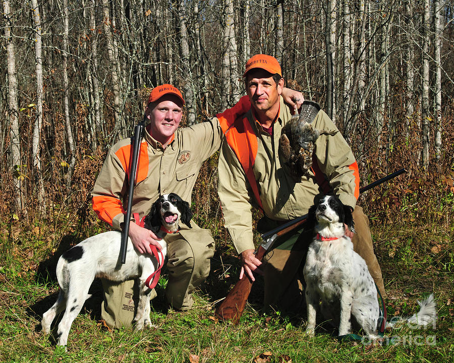 Happy Grouse Hunters Photograph by Timothy Flanigan - Pixels