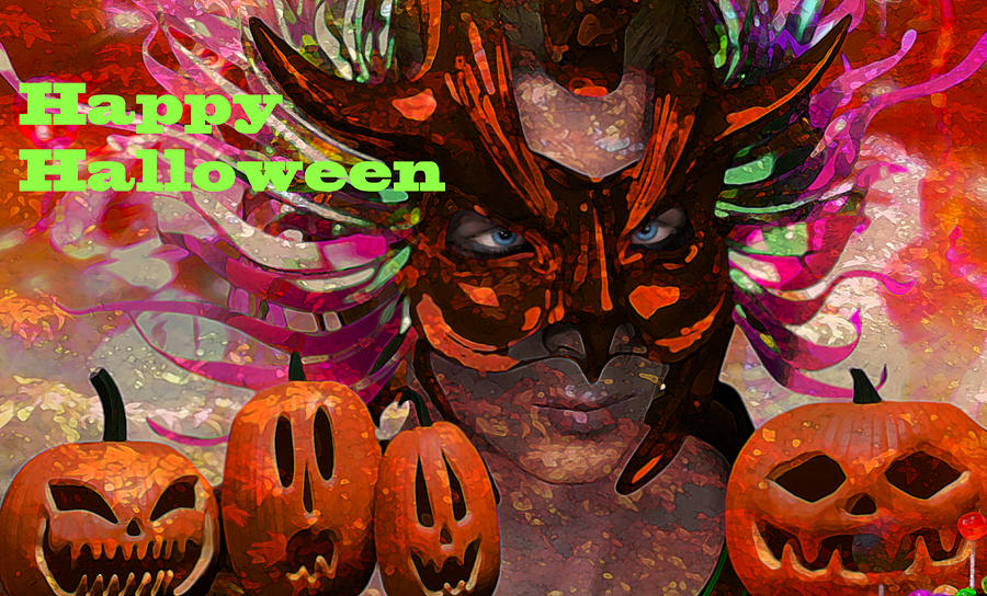 Happy Halloween 5 Digital Art by Suzanne Silvir