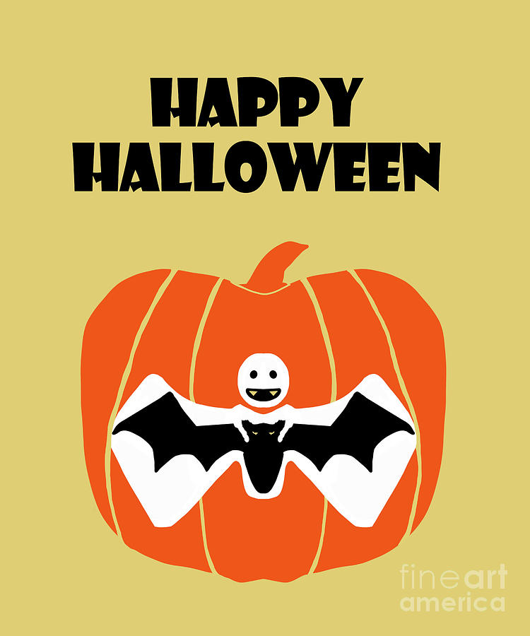 Happy Halloween Digital Art by Annette M Stevenson