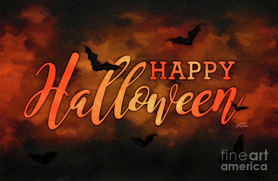 Happy Halloween Digital Art by CAC Graphics