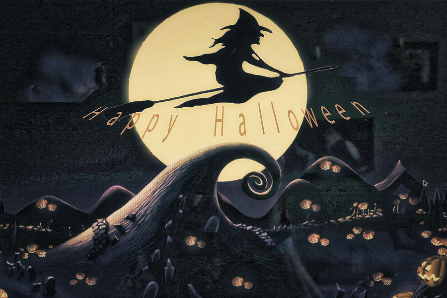 Happy Halloween Digital Art by Dennis Baswell