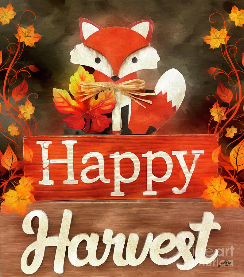 Happy Harvest Digital Art by CAC Graphics