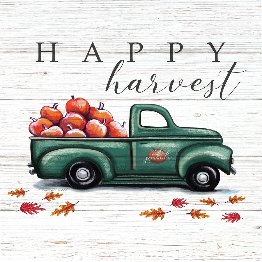 Happy Harvest Painting by Elizabeth Robinette Tyndall