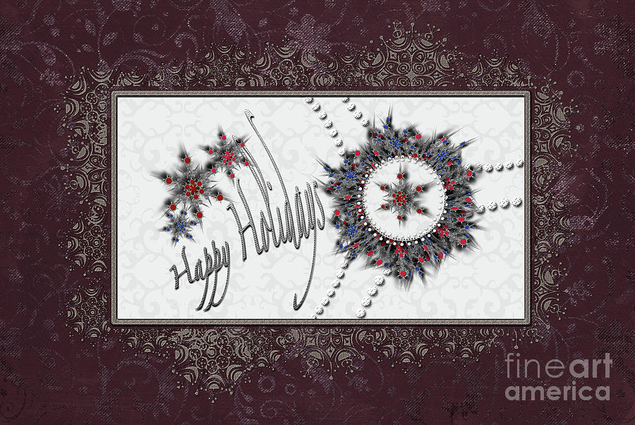 Happy Holidays 1 Digital Art by Afrodita Ellerman
