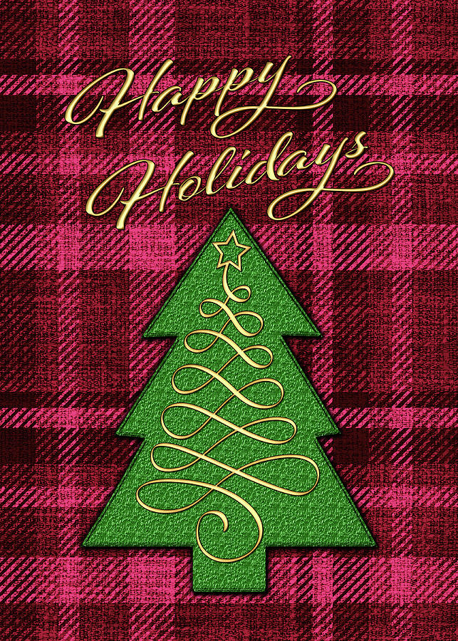 Happy Holidays Digital Art by Bill Kesler