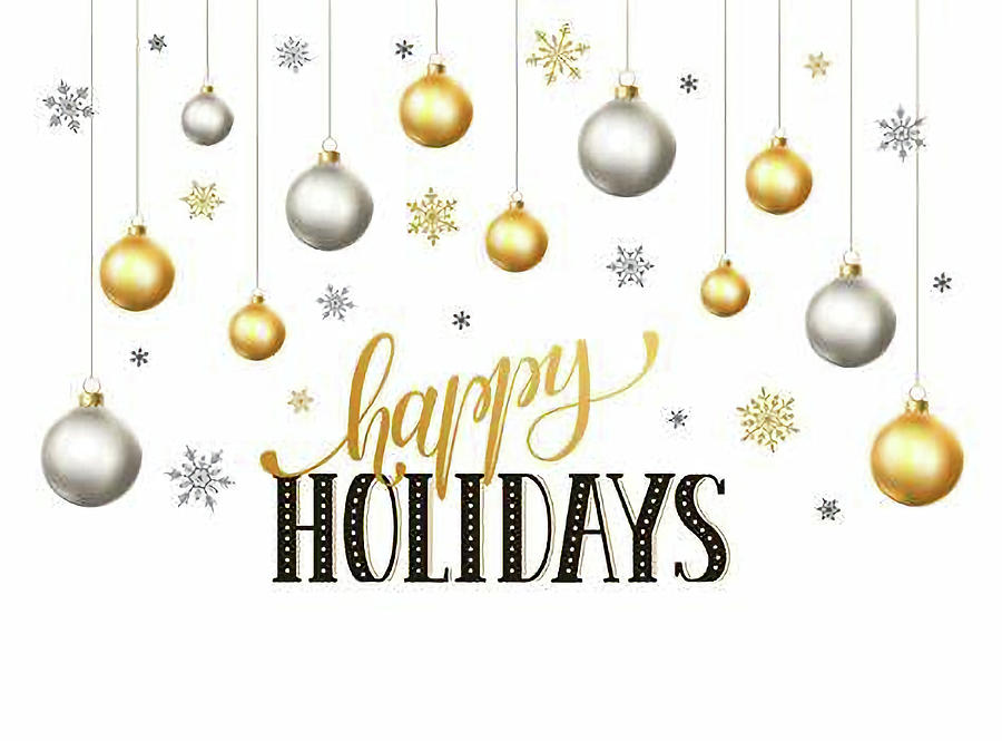 Happy Holidays v1 Digital Art by Robert Banach Happy Holidays v1 Digital Art by Robert Banach