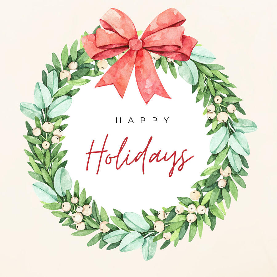 Happy Holidays v14 Digital Art by Robert Banach Happy Holidays v14 Digital Art by Robert Banach