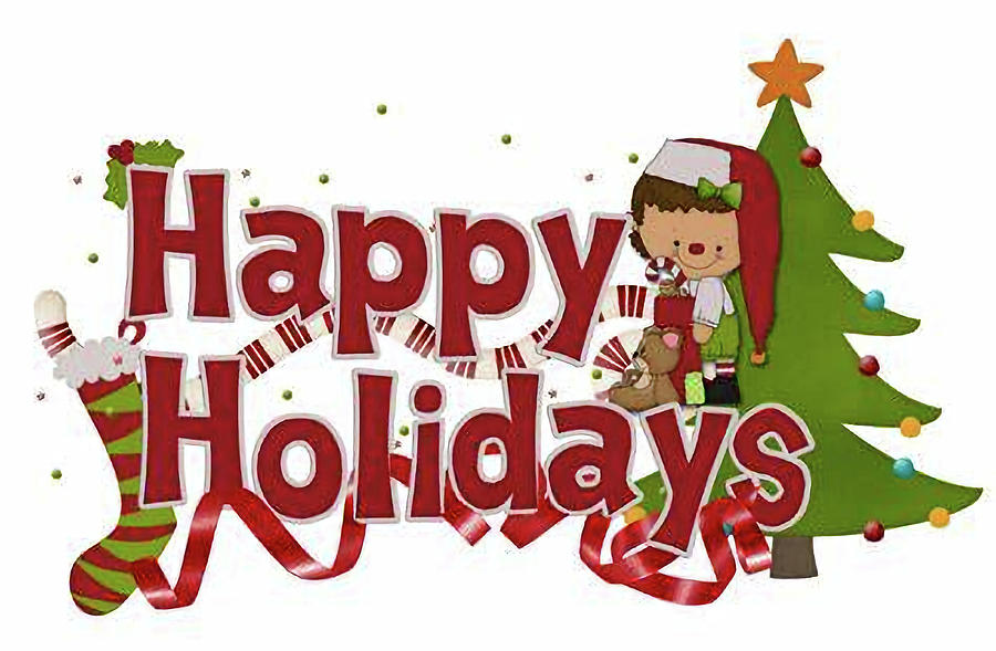 Happy Holidays v2 Digital Art by Robert Banach Happy Holidays v2 Digital Art by Robert Banach