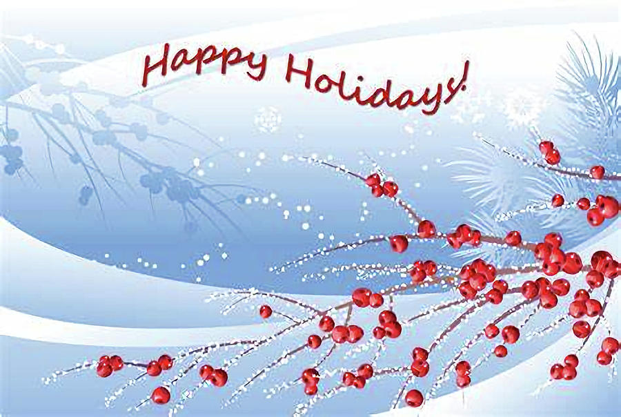 Happy Holidays v3 Digital Art by Robert Banach Happy Holidays v3 Digital Art by Robert Banach