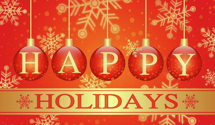Happy Holidays v6 Digital Art by Robert Banach Happy Holidays v6 Digital Art by Robert Banach