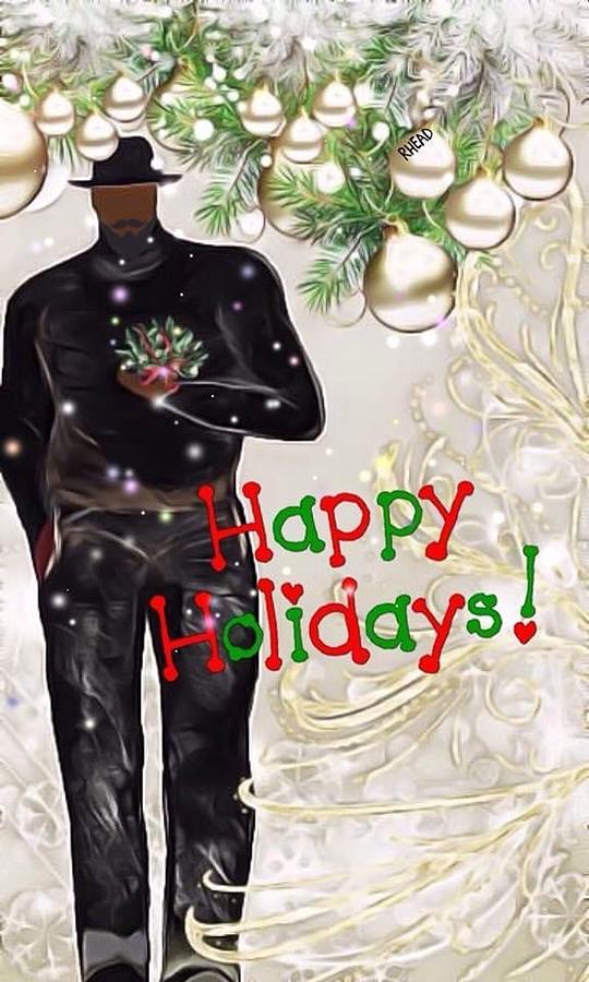 Happy Holidays.1 Digital Art by Romaine Head