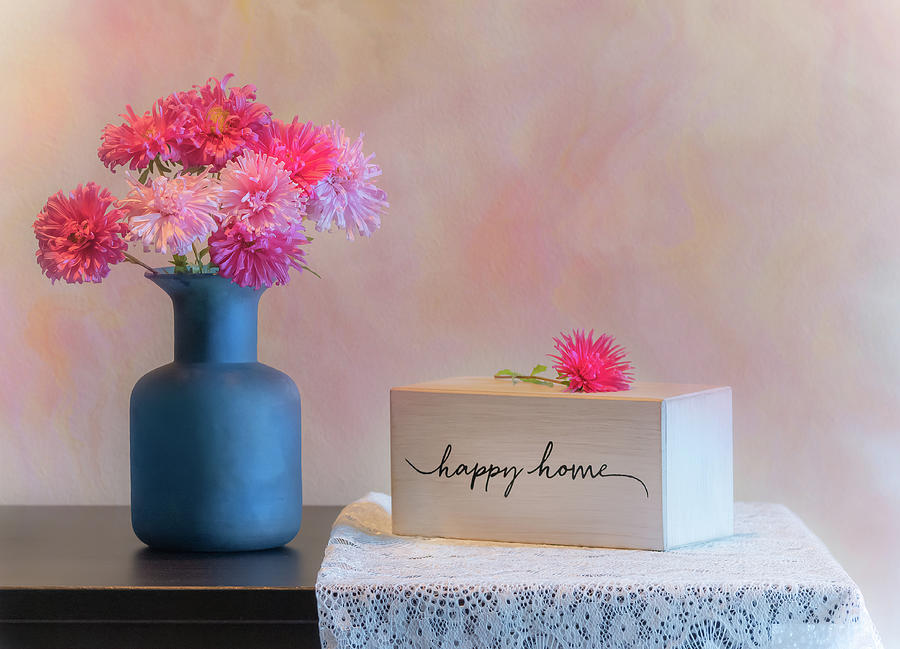 Happy Home with Flowers Photograph by Sylvia Goldkranz