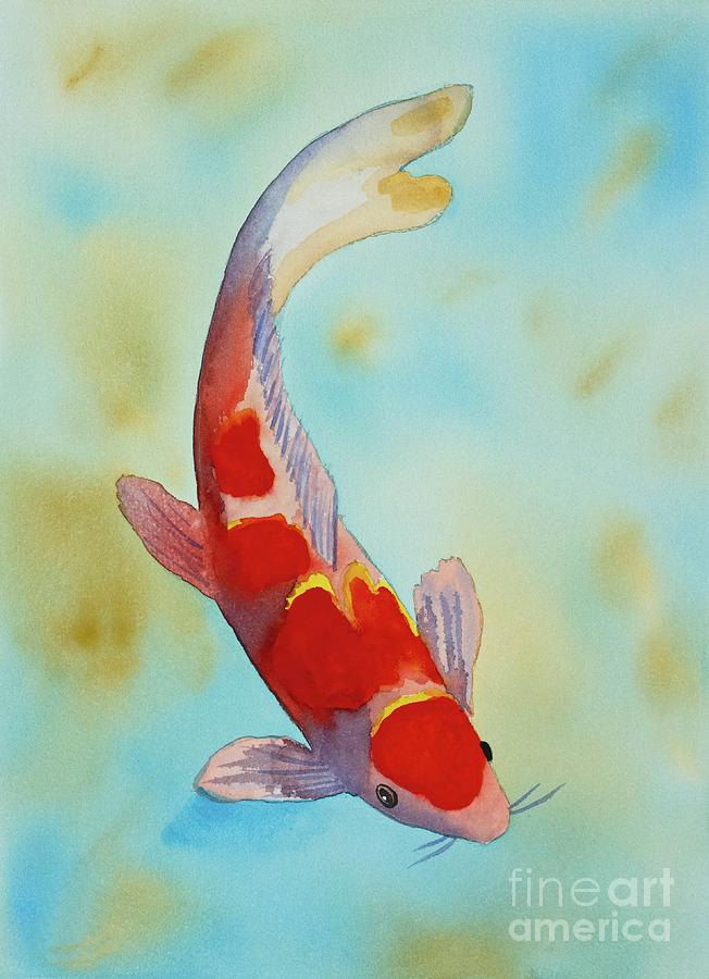 Happy Koi Painting by Norma Appleton