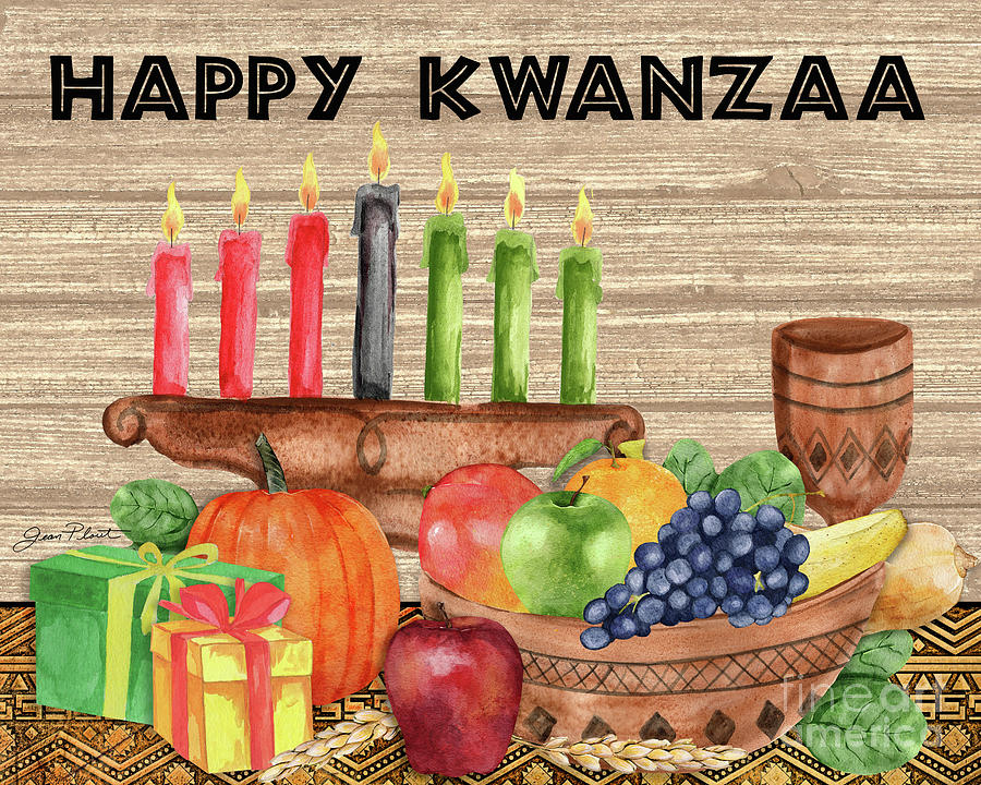 Happy Kwanzaa A1 Painting by Jean Plout - Fine Art America