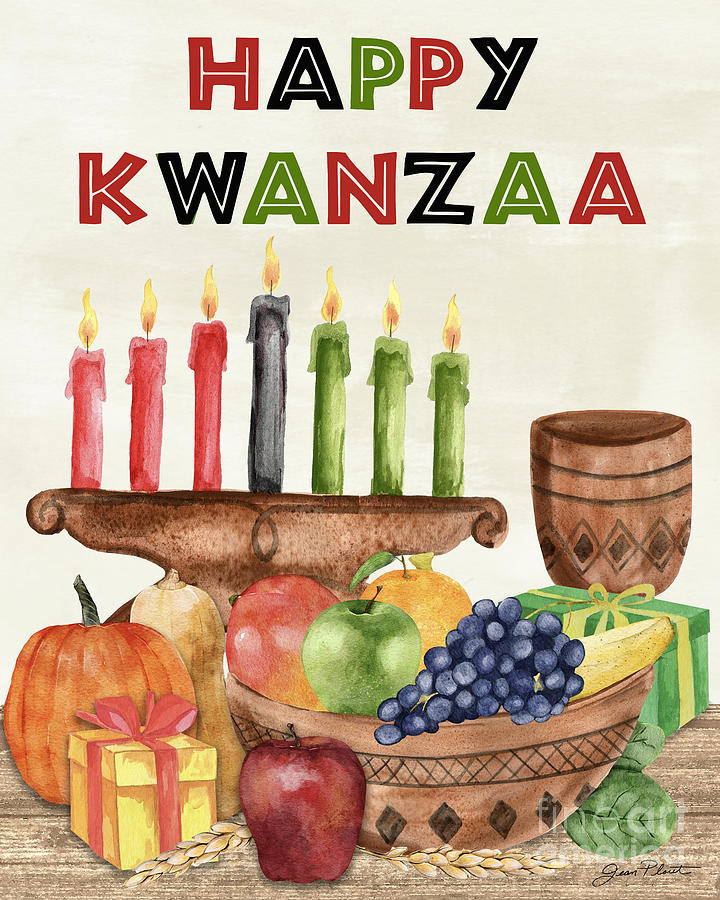 Happy Kwanzaa B2 Painting By Jean Plout - Fine Art America