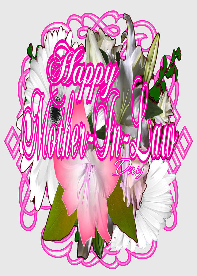 Happy Mother in law Day October 23 Digital Art by Delynn Addams