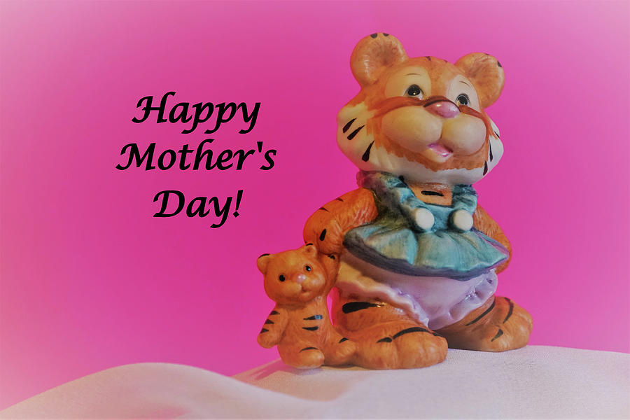 Happy Mothers Day With Mrs. Tiger Photograph