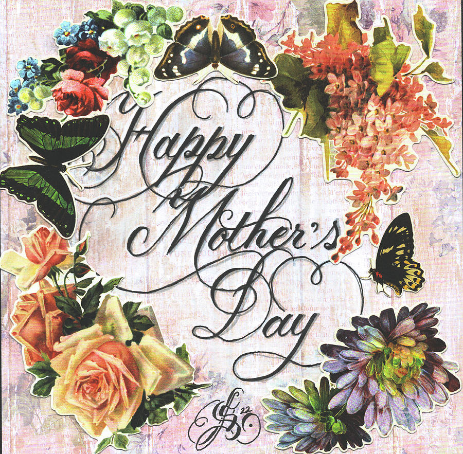 Happy MothersDay Mixed Media by Scarlett Royale