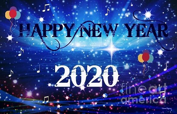 Happy New Year 2020 Digital Art by Leanne Seymour