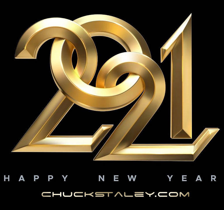 Happy New Year Digital Art by Chuck Staley