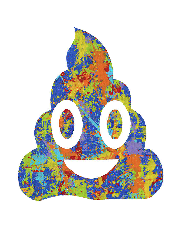Abstract Painting - Happy Poop by Gregory Murray
