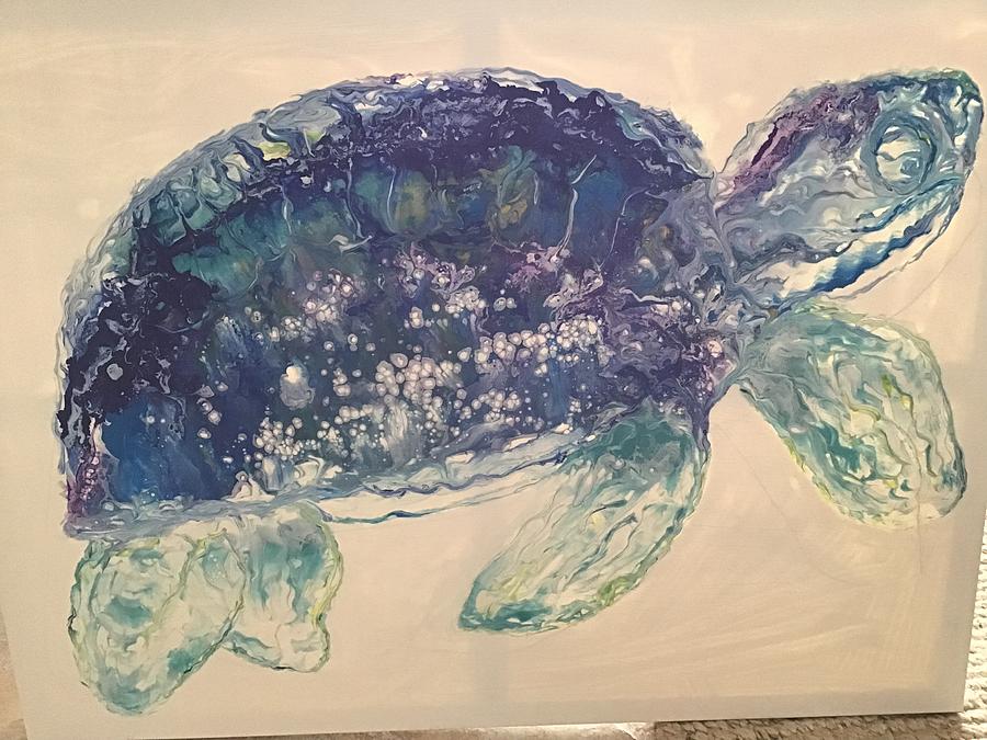 Happy Sea Turtle Painting by Deanne Nanna - Fine Art America