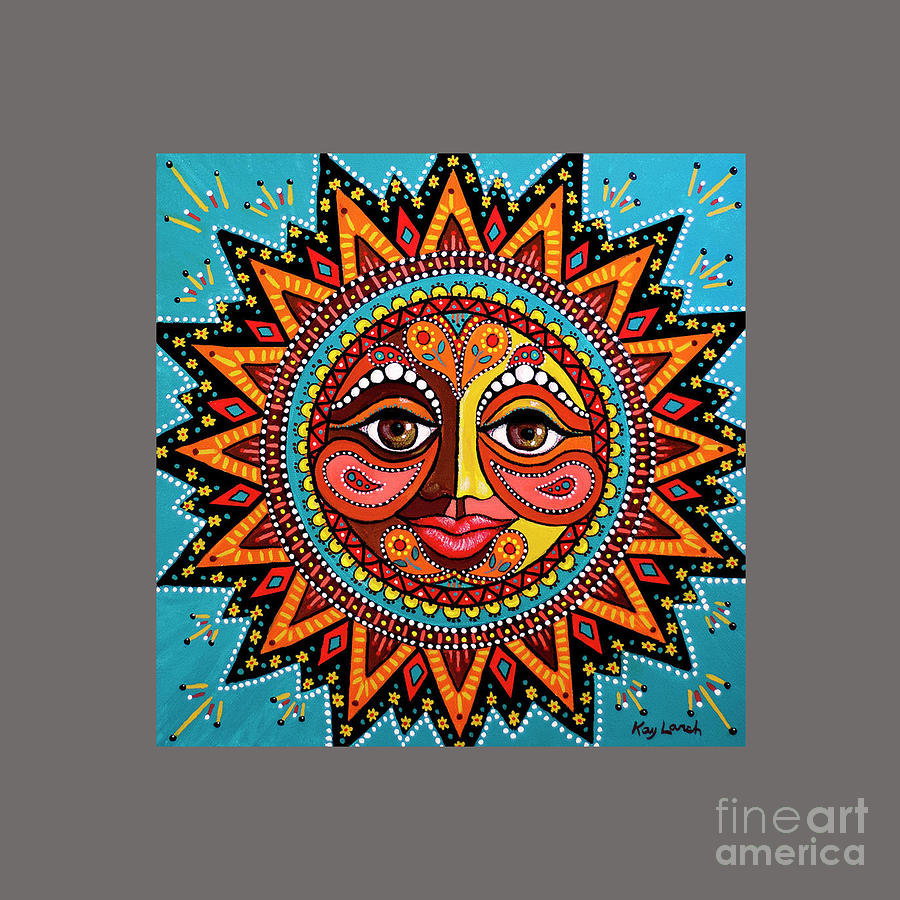 Happy Sun Drawing By Connie A Stephenson 