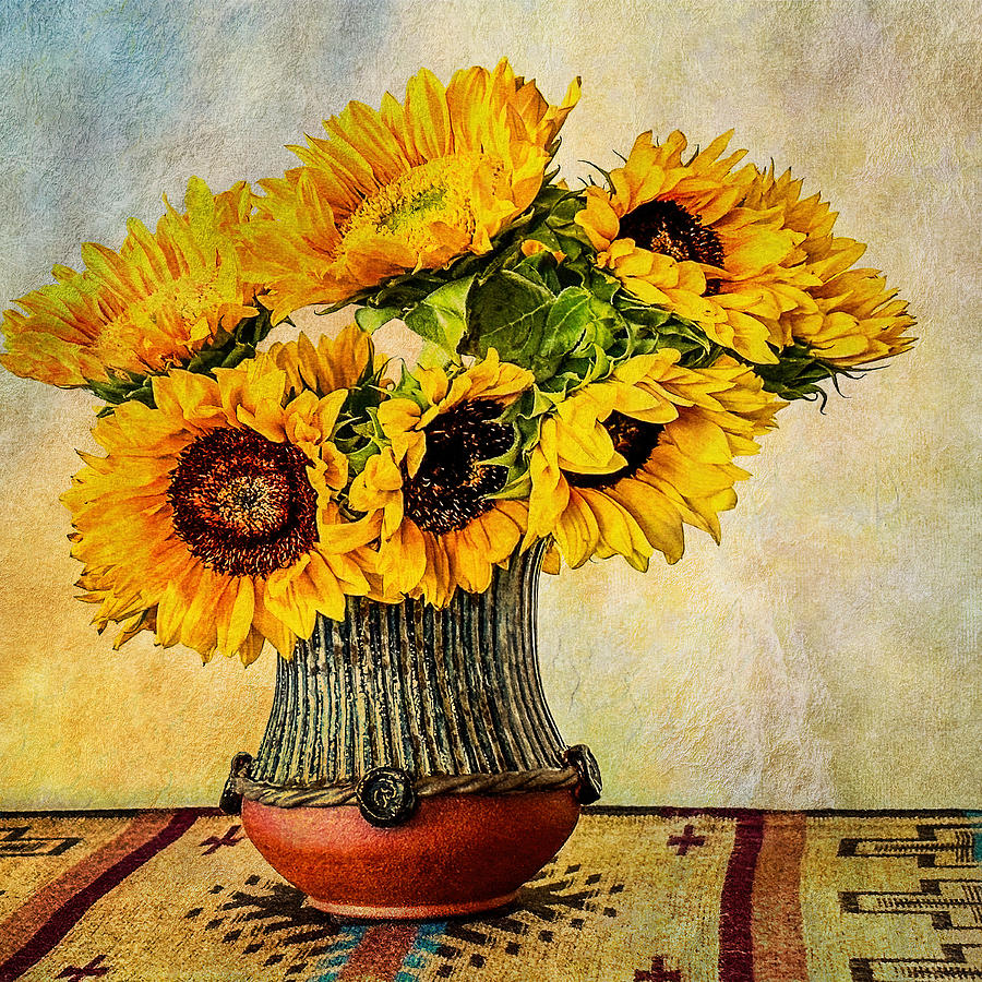 Happy Sunflowers Photograph by Sandra Selle Rodriguez