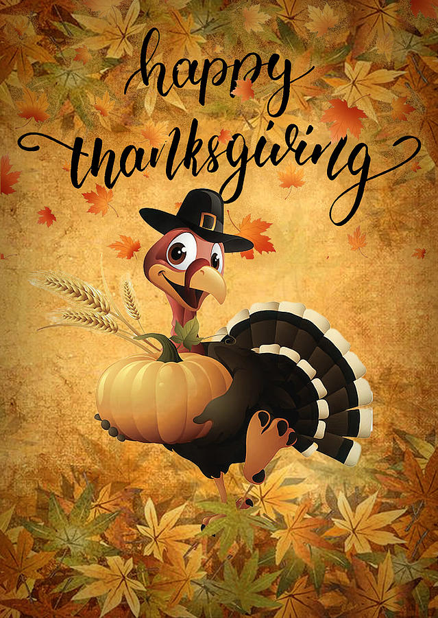 Happy Thanksgiving 1 Digital Art by Rick Fisk