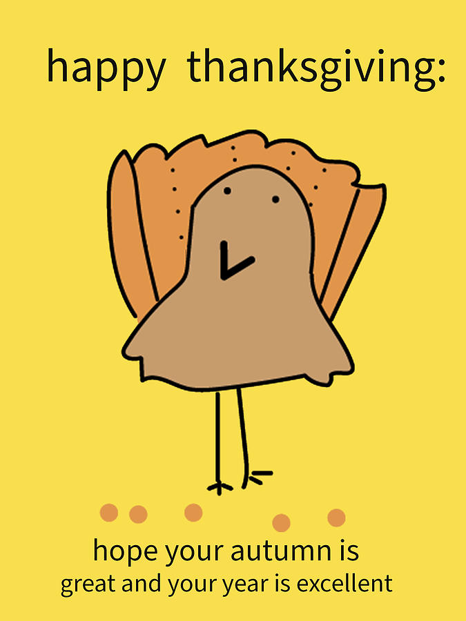 Happy Thanksgiving Digital Art by Ashley Rice