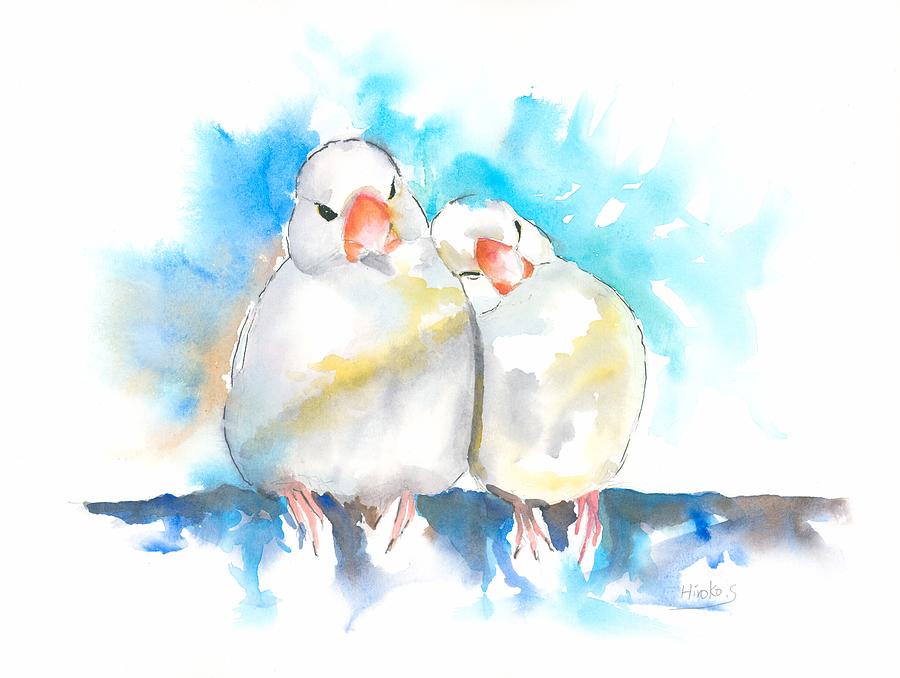 Happy Together Painting by Hiroko Stumpf