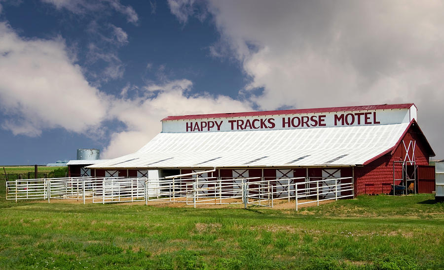 Happy Tracks Horse Motel Amarillo Texas Photograph by Bob Pardue