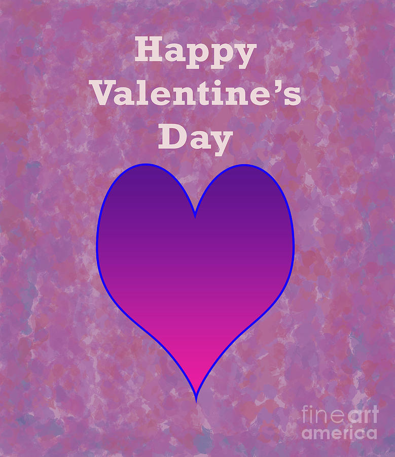 Happy Valentines Day 1 Digital Art by Annette M Stevenson