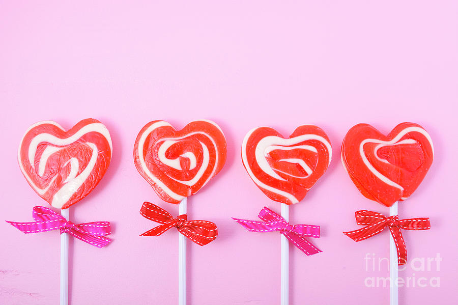 Happy Valentines Day Candy Photograph by Milleflore Images