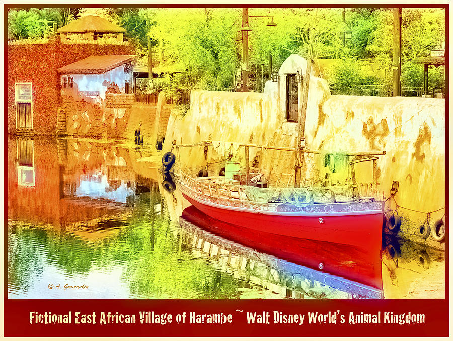 Harambe Fictional East African Village Walt Disney World Photograph by A Macarthur Gurmankin