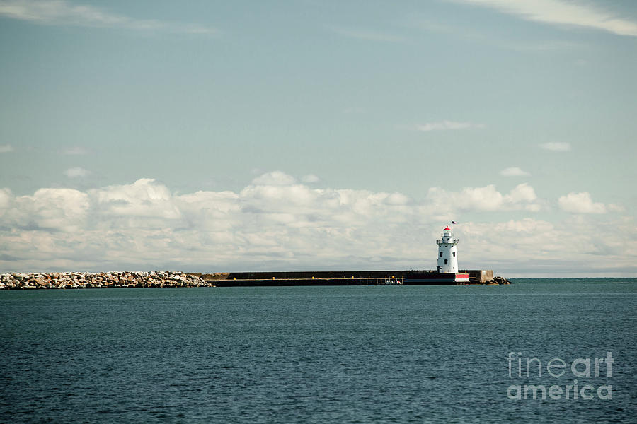 Harbor Beach Lighthouse Photograph by Rich S
