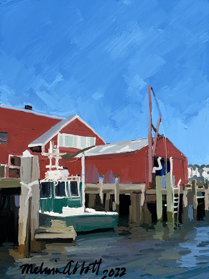 Harbor Cove Painting by Melissa Abbott