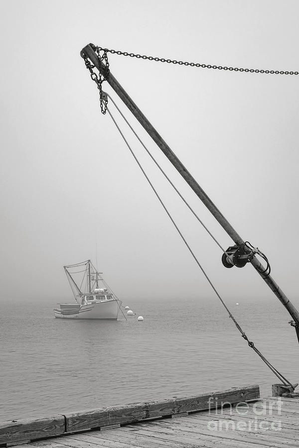 Harbor Fog in Maine  Photograph by Olivier Le Queinec