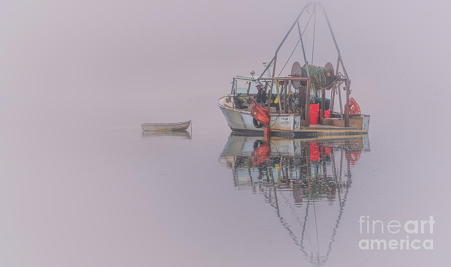 Harbor in Fog Photograph by Sean Mills