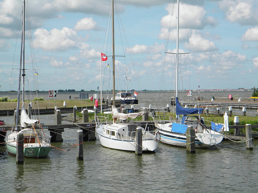 Harbor in Volendam Photograph by Manuela Constantin