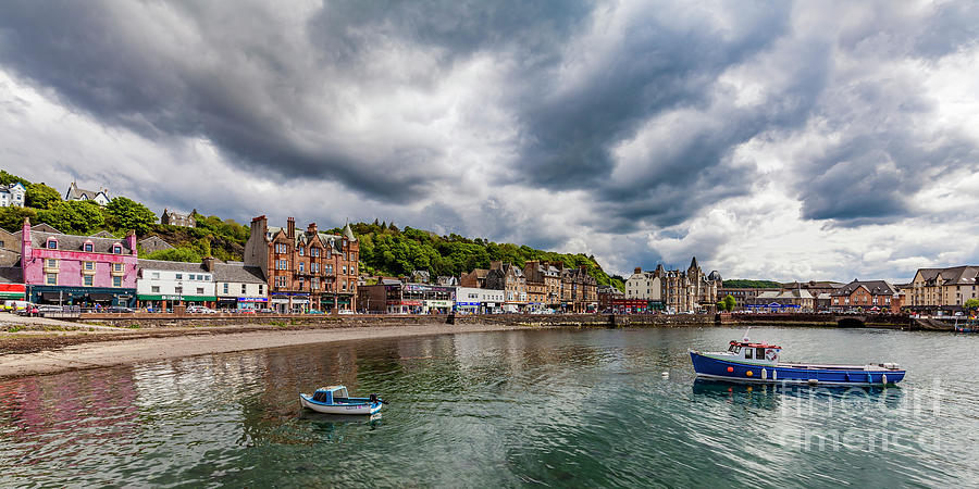 Harbor Oban City Scotland Photograph by Werner Dieterich | Fine Art America