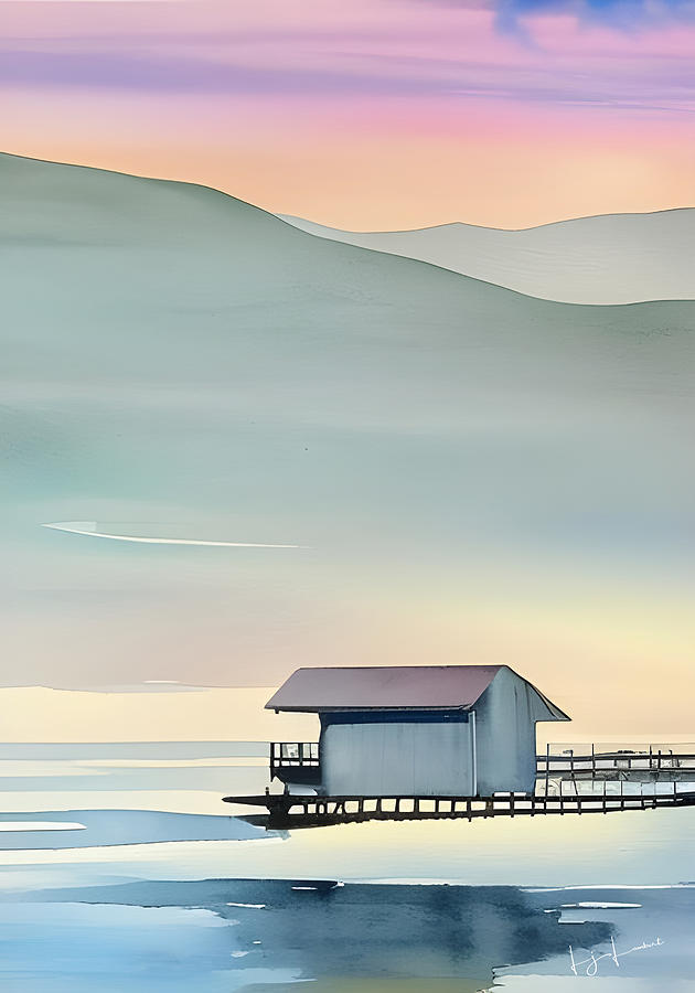 Harbor of Dreams Painting by Lisa Lambert-Shank