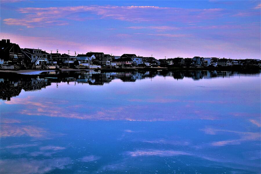 Nature Photograph - Harbor Reflections by Warren LaBaire Photography