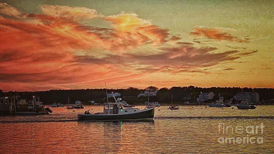 Harbor Sunset Photograph by David Rucker