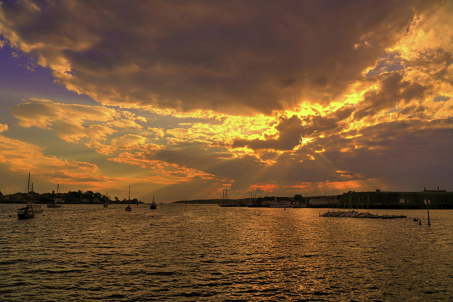 Harbor Sunrise Photograph by Robert Harris