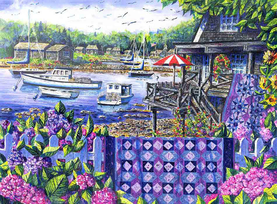 Harbor View Painting by Diane Phalen