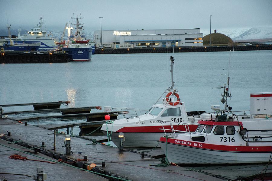 Harbour of Reykjavik Photograph by Robert Grac