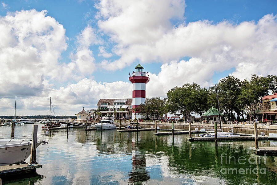 Harbour Town Lighthouse Reflection Photograph by Scott Pellegrin Fine