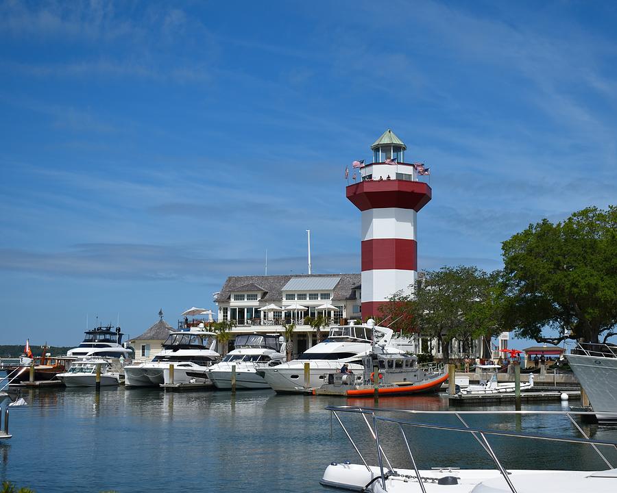 Harbour Town Lighthouse Photograph by Tina Barnes - Fine Art America